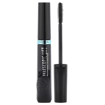 L'Oréal, Telescopic Lift, Wasserfester Mascara, 993 Schwarz, 10 ml(0,33 fl oz)