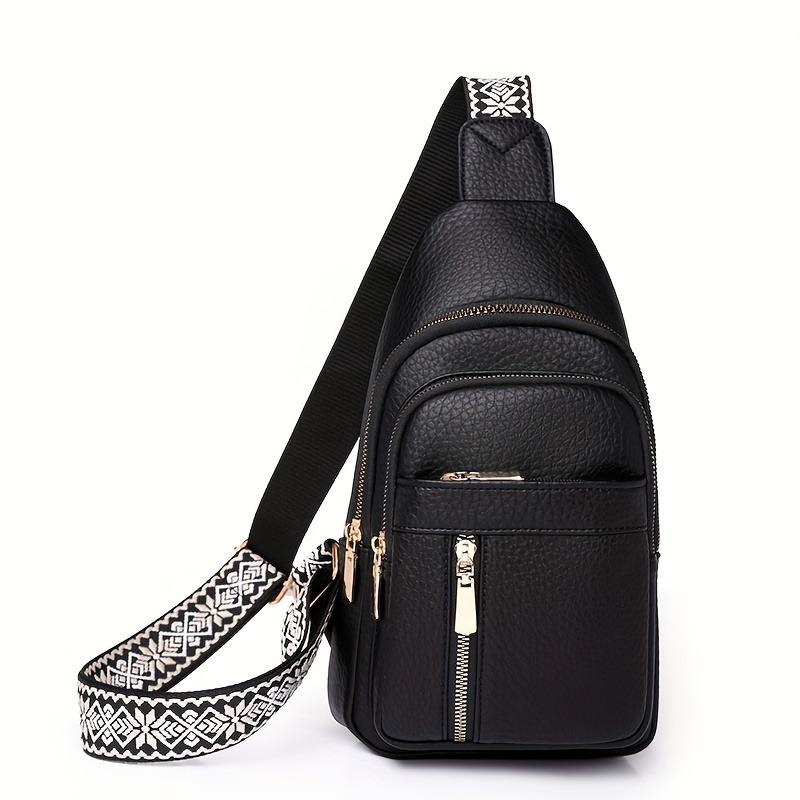 Fashionable Large Capacity Leather Crossbody Bags, Unisex Retro Shoulder Bag, Suitable for Commuting and Business Occasions