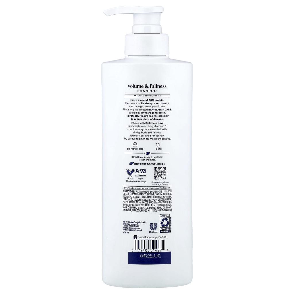 Dove, Volume & Fullness, Shampoo, 532 ml (18 fl oz)
