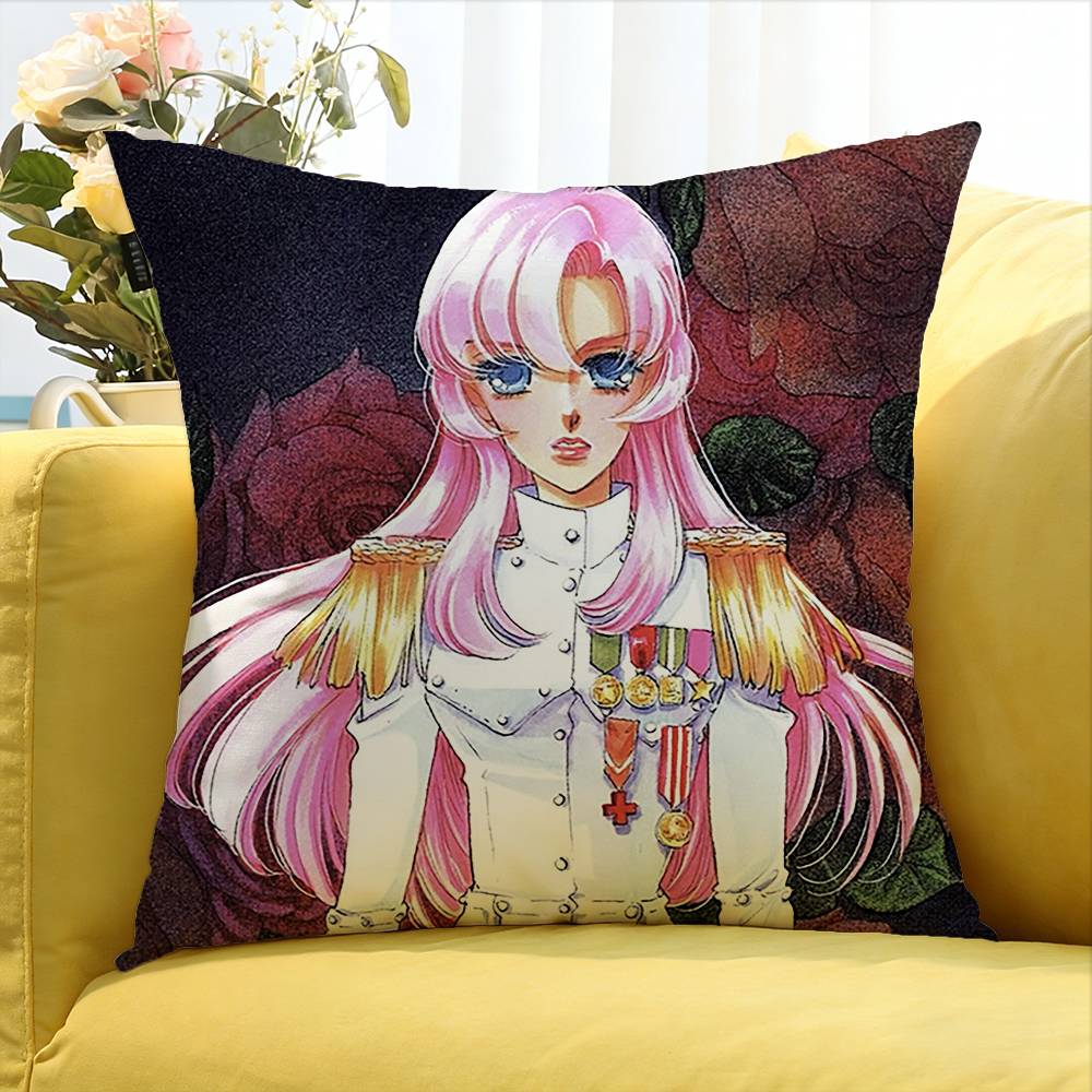 Anime Revolutionary Girl Utena Various Sizes Square Pillow Case For Car Home Bedchamber Decor