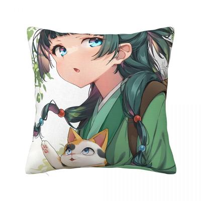 The Apothecary Diaries Anime Maomao Pillowcase Soft Polyester Cushion Cover Decorations Pillow Case Cover Home Square 40X40cm