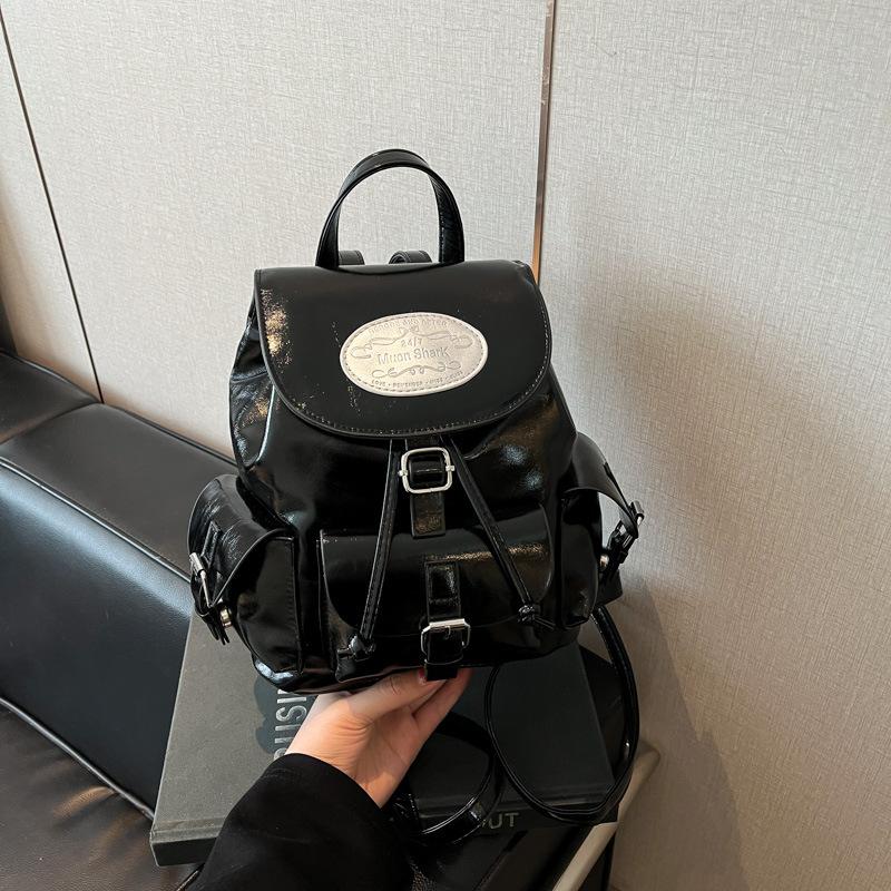 

Bag Women s New Versatile Casual Backpack Premium Sense Niche Fashion Commuter Small Backpack чёрный