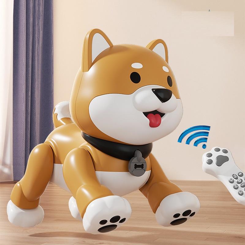 

Intelligent Touch Remote Control Electronic Walking Dog Robot Toy, Dancing Pet for Boys and Girls Birthday Gifts
