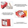 Steel Beam Safety Dust Proof Nylon Padlock Lockout Tag Out Isolation Lock