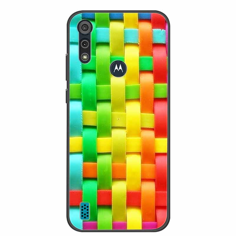 Phone Case for Motorola Moto E6i / E6s 2020 Shockproof Soft Silicone TPU Back Cover for Moto E6s 2020 E 6S 6i Cases Marble Print