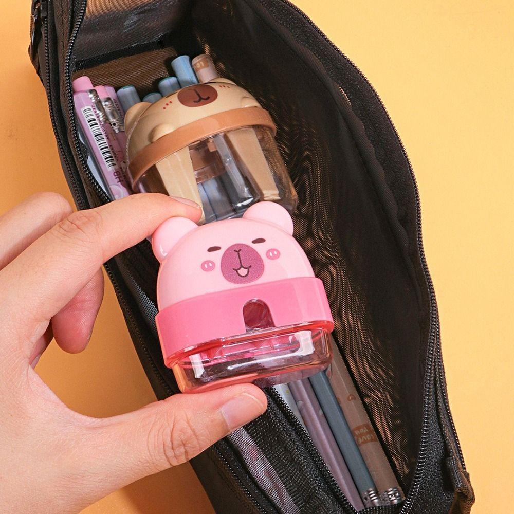 Portable Pencil Sharpening Tool Capybara Shape Pencil Parer Pencil Sharpener  Back To School Gift
