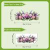 Waterproof Removable Floral Wall Stickers No Residue Adhesive Decals for Sink Area Bathroom Wall Art Decoration