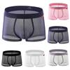 Middle Elasticity Men Underwear Middle Waist Nylon Panties