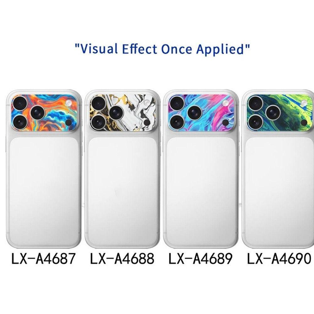 4PCS Matte Frosted Lens Protector Back Camera Protective Film for iP 17 Pro Max 17Pro Mobile Phone