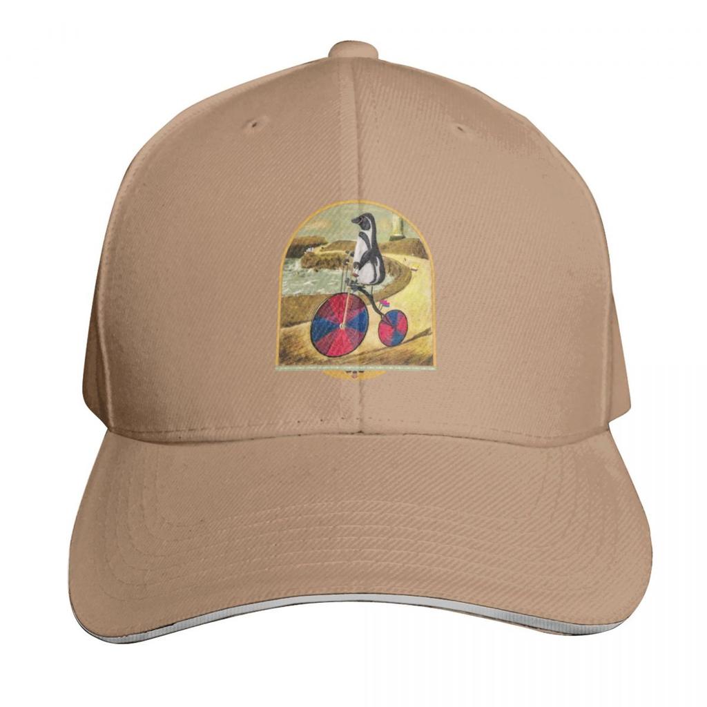 The Bi Cycle Club Bike Penguin Bisexuality Baseball Cap Western Hat Bobble Hat Military Tactical Cap Rave Unisex Hats Womens
