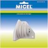 Poulie Latérale - MICEL - 92581 - Nylon - 8 Mm - Couleur Blanche - 73 X 73 X 80 Mm