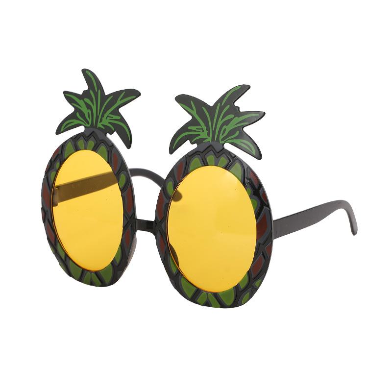 Hawaiian Party Sunglasses Summer Luau Tropical Beach Party Decoration Flamingo Photo Props Kids Birthday Favors Wedding Supplies