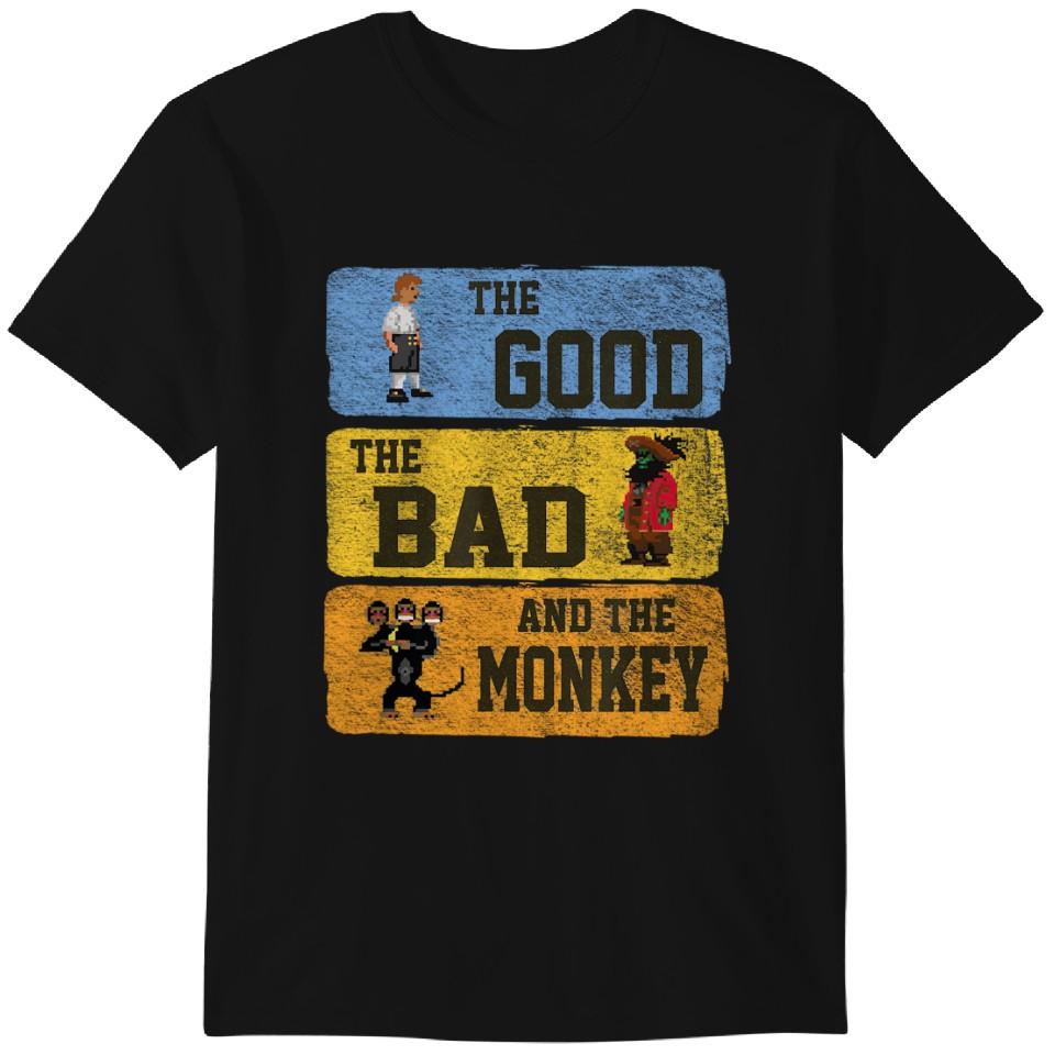 

The Good The Bad And The Monkey Vintage Island Funny T-Shirt Classic T-shirt 2XL
