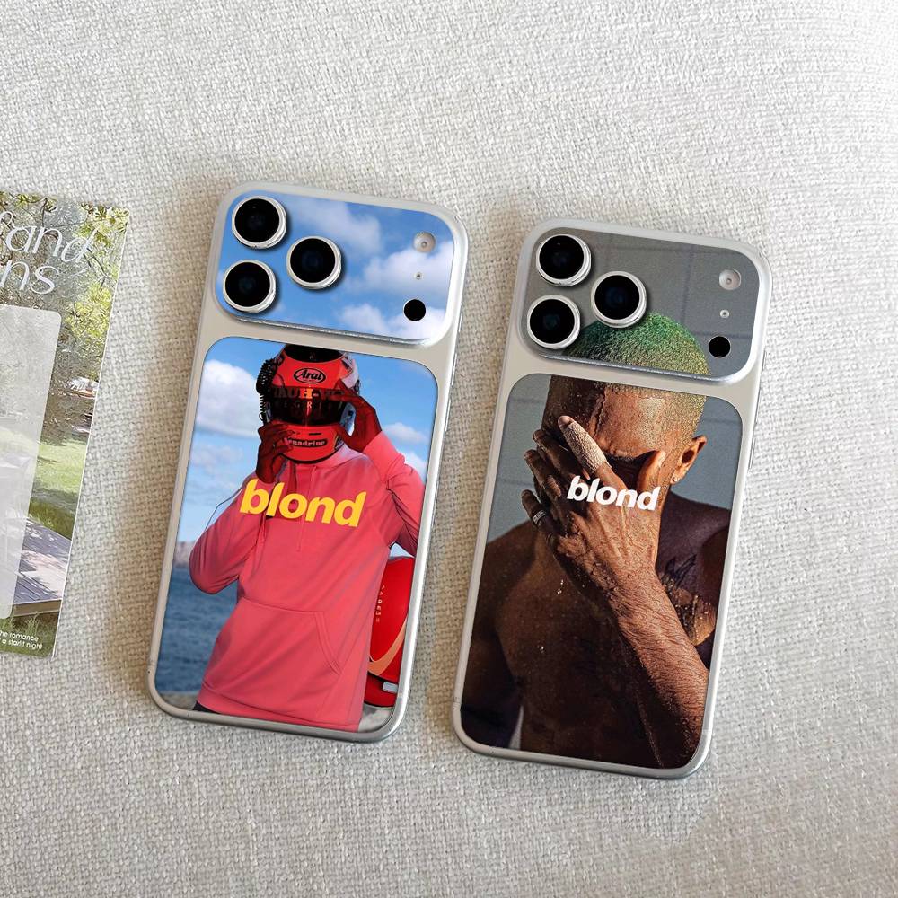Singer Frank Blonde Oceans Hot Anti-Scratch Back Decal Protective Wrap Skin for iPhone 17 Pro 17 Pro Max
