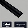 Elegant Self-Adhesive 1 Roll Decorative Strips Picture Frame Shape Flexible Peel and Stick Trim for Wall Floor Furniture Cabinet