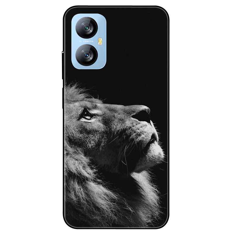 Für Blackview A52 Pro Hülle Handyhülle Stoßfeste Schwarz lackierte TPU Hülle für Blackview A52 Pro Silikon Weicher Bumper A52Pro Süß