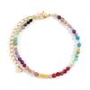 Ximang  Beaded Jewelry Seven Chakra Stone Bracelet for Healing and Balance Fashion String Bracelets