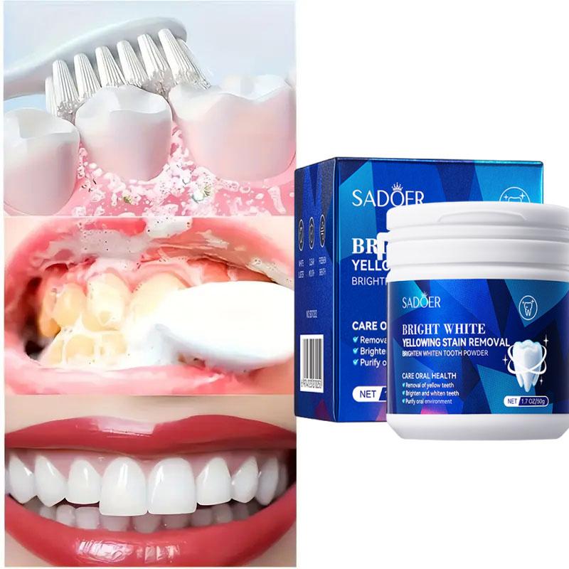 Teeth Whitening Powder Reduce Plaque Stain Deep Clean Oral Cleaning Fresh Breath Toothpaste Protect Gum Oral Care Tools