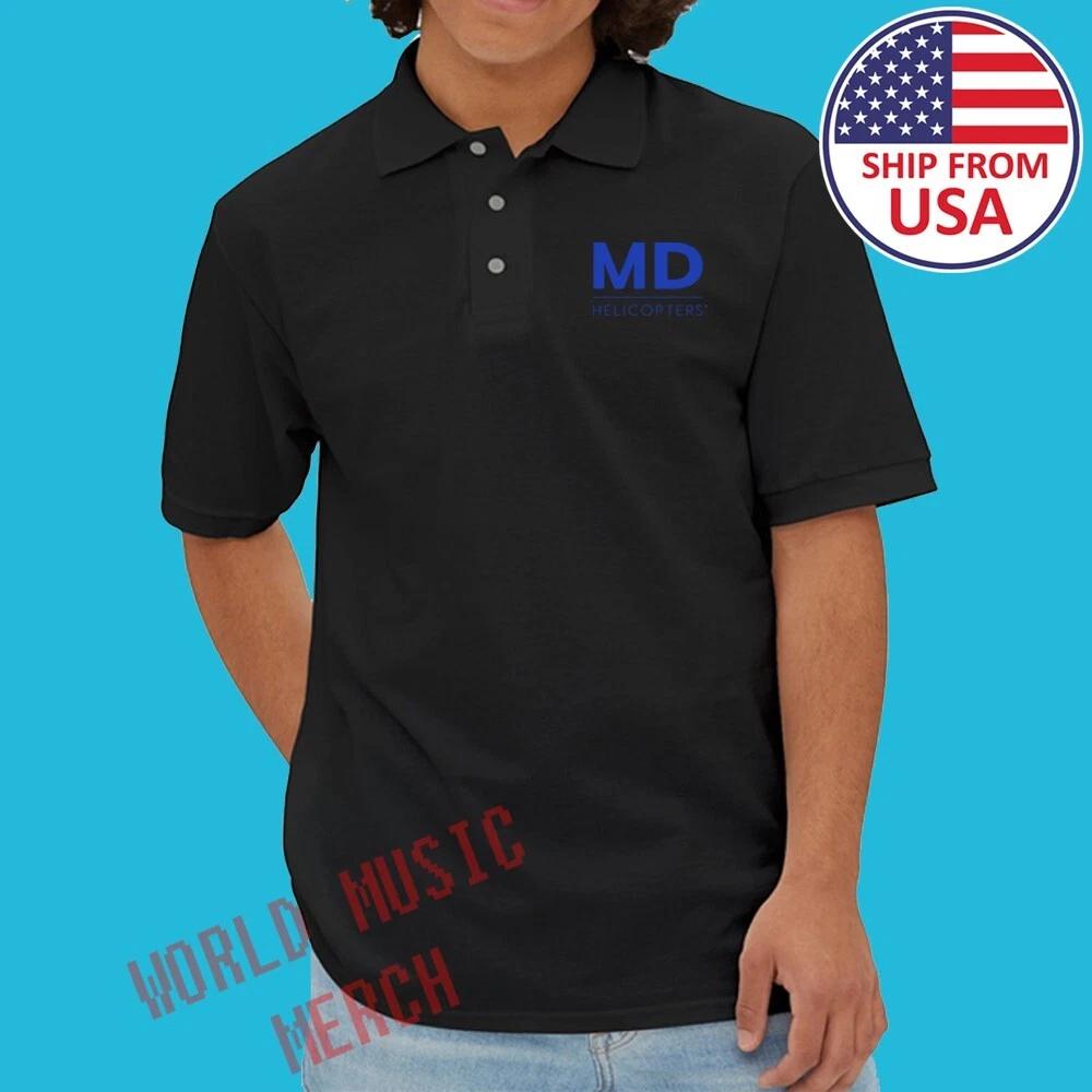 MD Helicopters Men s Black Size S-3XL S