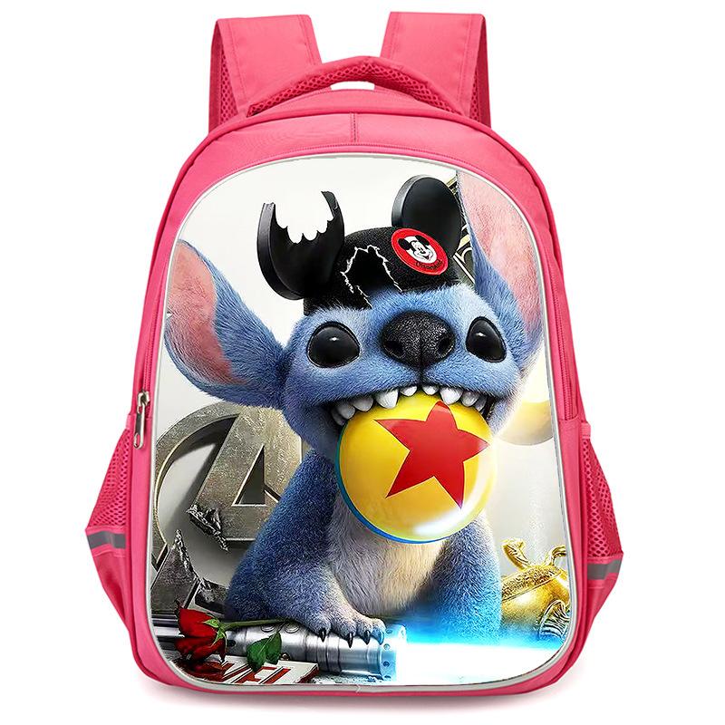 Stitch Peripheral Anime Backpack Men'S And Women'S School Bags