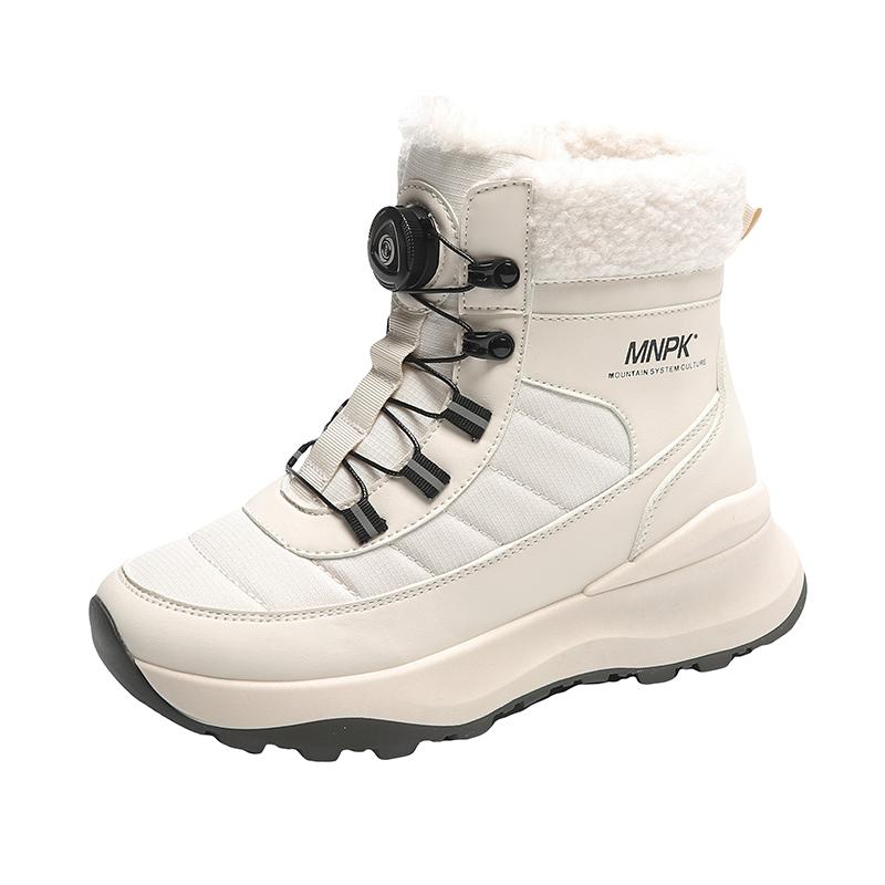 Women's 2026 Winter New Warm Snow Boots with Thick Velvet and High Top Fashion Trend Women's Cotton Shoes