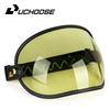 Retro Motorcycle Goggles Bubble Visor Outside Riding UV Protection Windshield Colorful Vintage for Half Face Helmets2