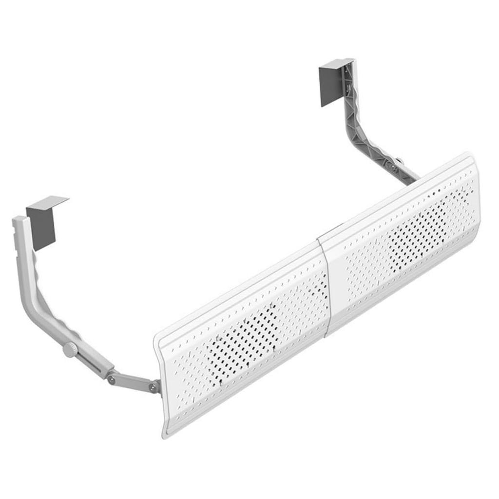 Home Use Air Conditioning Vent Deflector for Wall Mounted Units Adjustable Length and Angle Air Conditioner Windshield