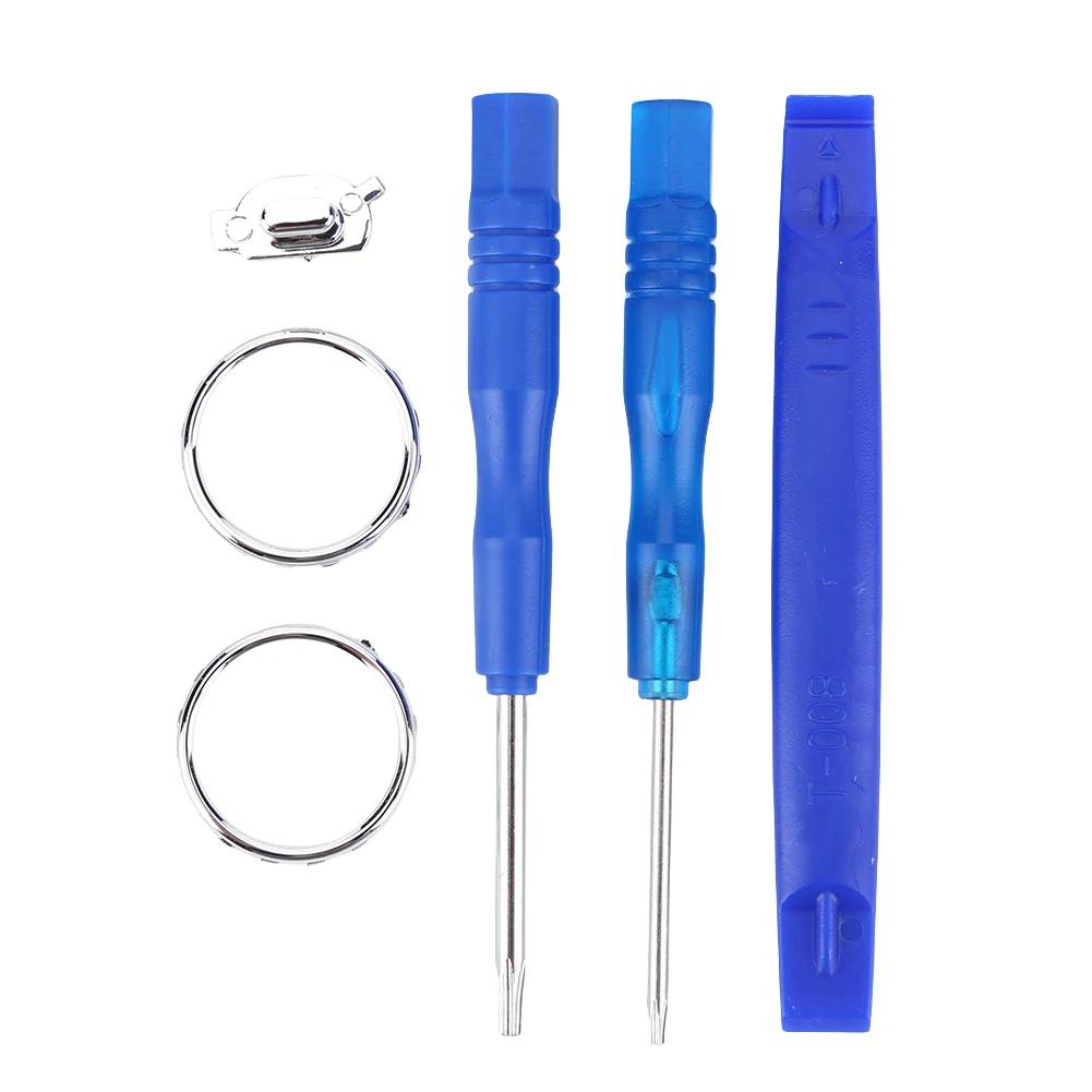 Accent Joystick Rings Accessories for Xbox One Elite Series 2 Profile Switch Buttons with Screwdriver Matte Chrome Plated