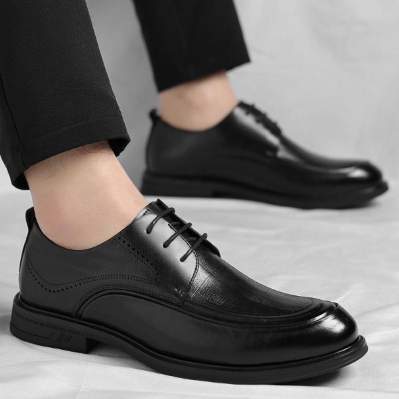 Men's Business Dress Shoes British High-end Casual Men's Shoes Designer Groom Wedding Leather Shoe Men Four Seasons Oxford Shoes