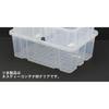 Takagi Nestea Container M, Clear, for Tool Storage, Stackable for Compact Storage, Made In Japan