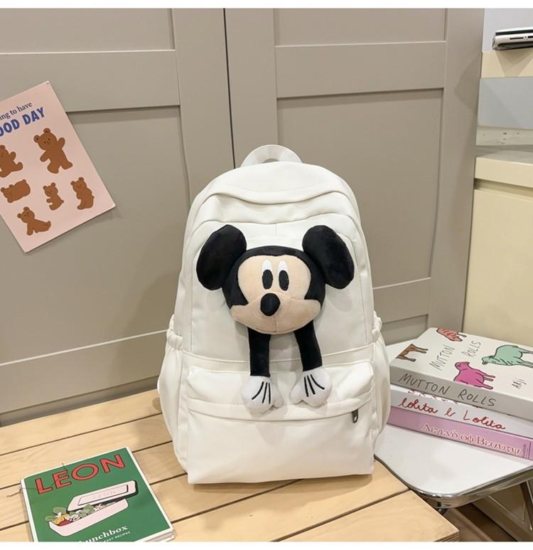 Trendy Nylon Unisex Backpack For Students With Spacious Design And Chic Aesthetic