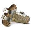 Girls' Birkenstock Arizona Kids Birko-Flor Electric Metallic Gold Narrow (1014841)