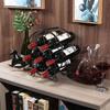Simple Wine Rack Wrought Iron Wine Rack Bar Display Rack Household Wine Bottle Decor