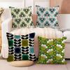 O-Orla Kiely Federa Floreale Decorazione Casa Soggiorno Federe in Lino Copricuscino