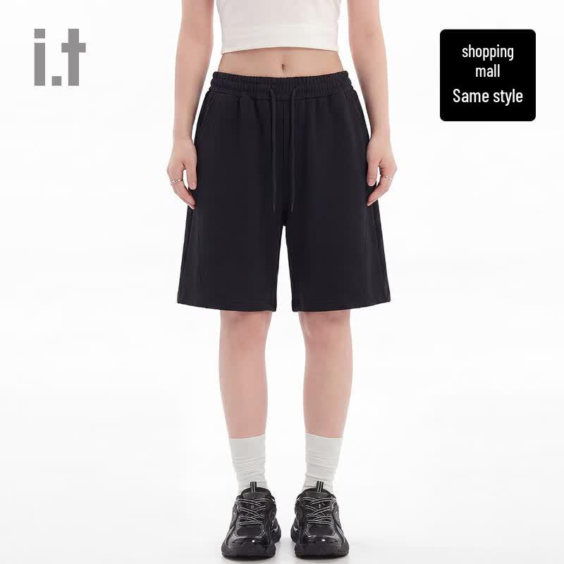 CHOCOOLATE i.t Unisex Cleanfit Minimalist Summer Bermuda Shorts 32