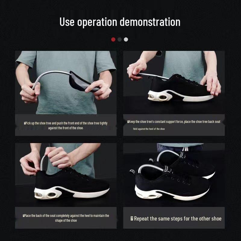 Adjustable Plastic Shoe Tree Spring Stretcher Anti-Deformation