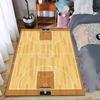 Basketball Court Pattern Carpet, Sports Style Rug for Home Decor Suitable for Use As an Anti-slip for Living Room Bedroom Sofas