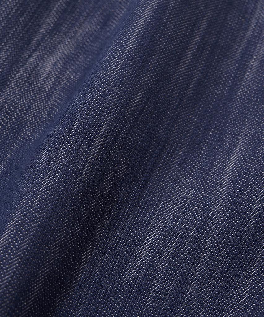 ANALOG MOOD Non-Faded Denim Half Pants (Blue)