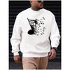 [Printed Design - Non-Textured] 2026 New Men'S Capless Loose Round Neck Casual Hat, Suitable for Autumn  Soft Comfortable All-Match Casual Wear,