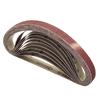 20pcs Sanding Belts 15x452mm 60 240 Grit for M10 Sander Adapter Polishing Machine Used for Wood Metal and Fabric