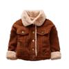 Cord-Reversjacke Warme Baumwollmäntel Kinder Jungen Jacke Mantel Oberbekleidung Cordmantel für Jungen Mädchen