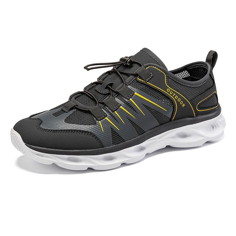 

Men s shoes autumn new sports shoes breathable mesh casual shoes outdoor mountaineering running shoes 39 темно-сірий