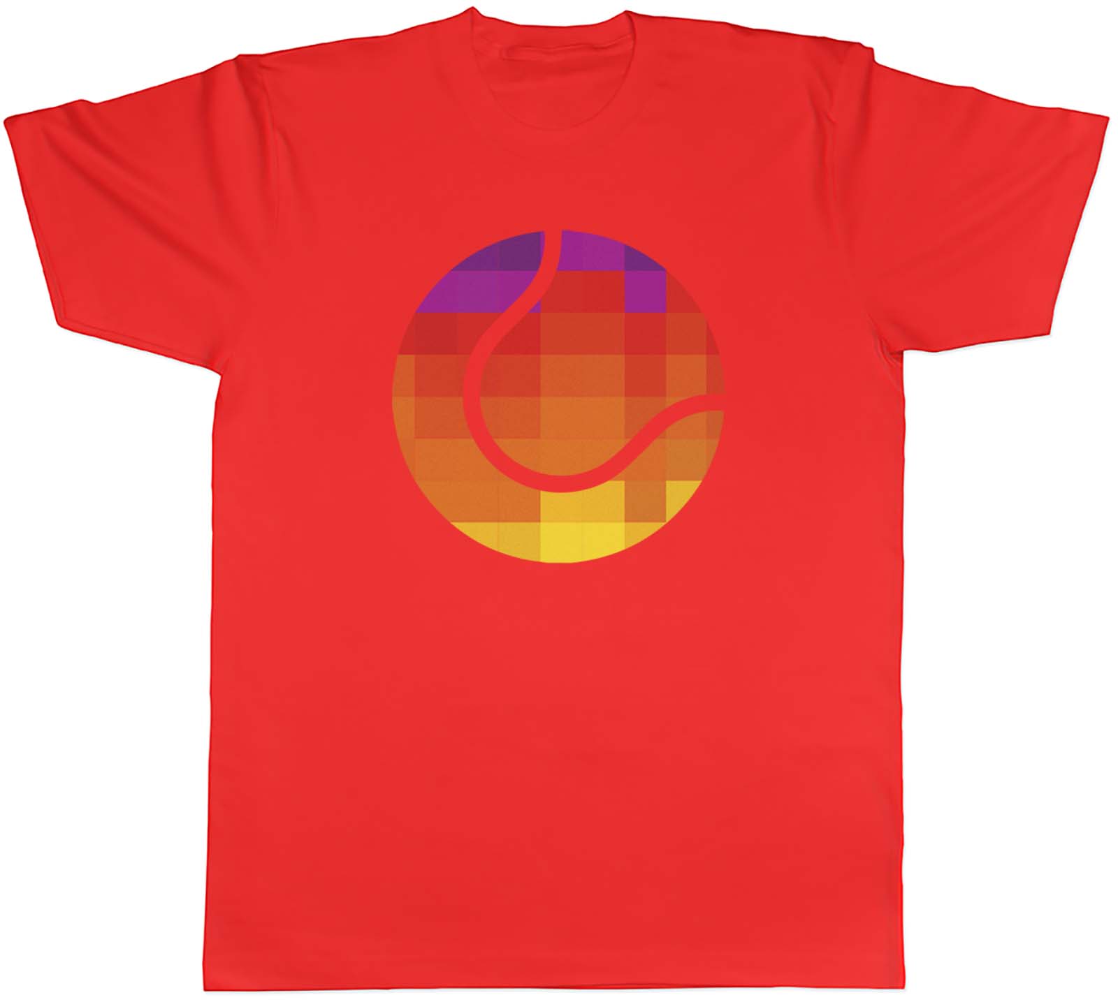 Sports Icon Tennis With Grid Colour Unisexs Unisex TShirt Tee Gift S