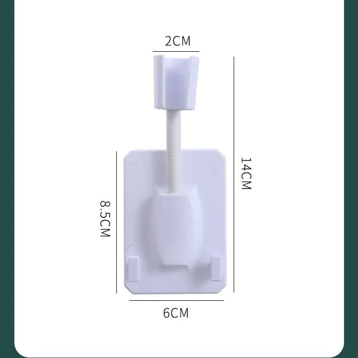 Shower Holder Creative Adjustable Direction Shower Head Suction Cup Shower Accessories Hole-free Adhesive Base