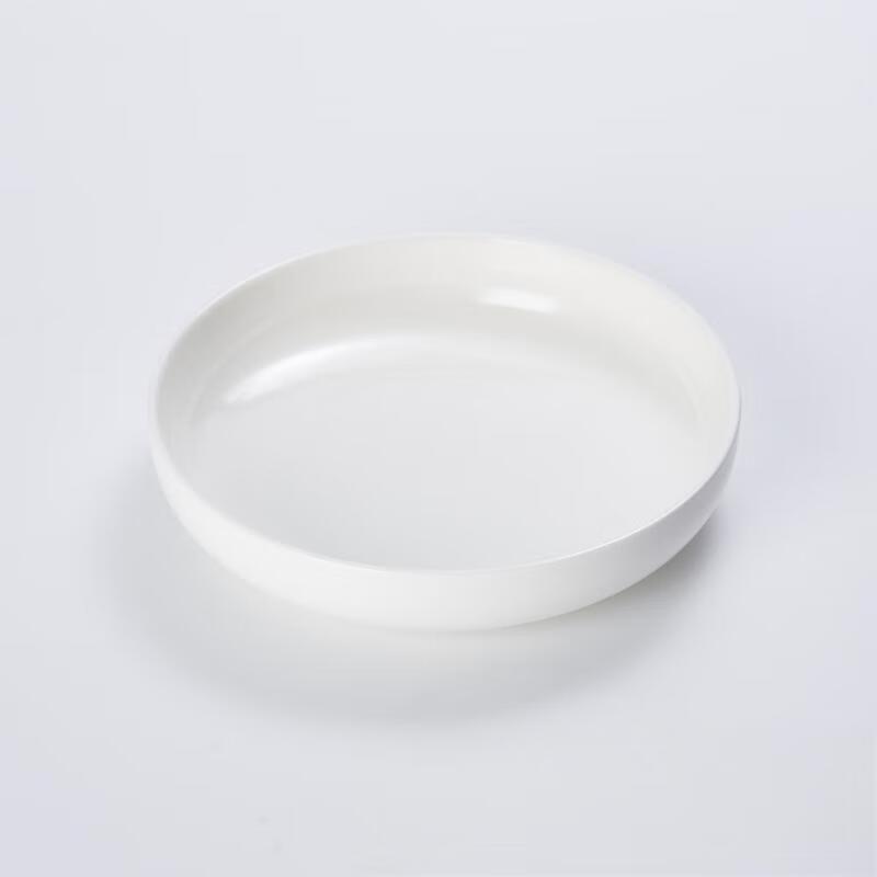 LISM Pure White Ceramic Salad & Pasta Plates