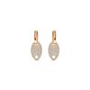 Earrings - LUXENTER - Krero - 18k Gold Plated - Silver - Woman