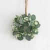 Wreath With Eucalyptus Silk Screen Technique For Home And Decor Outdoor
