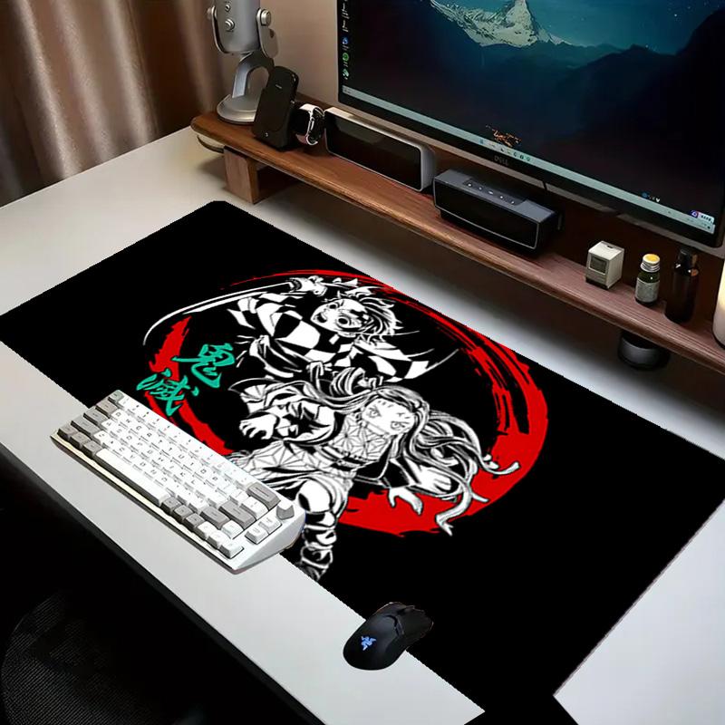 Powerful Demon Anime Mouse Pad Office Desk Mat, Gaming Mouse Pad Mousepad, Keyboard pad,Heavy-Duty Non-Slip Rubber Backing, Gift