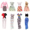 46Pcs Random Doll Accessories Girl Shoes Boots Mini Dress Magic Sticks Necklaces Glasses Clothes Kids Toys for 11.5 Kid Friendly Entertaining Fun Play