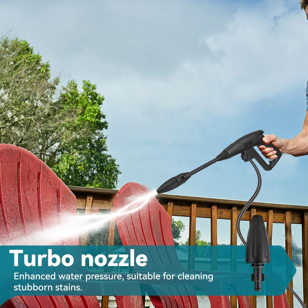 Yofidra Pistola Idropulitrice Elettrica ad Alta Pressione 250Bar 2500W Pulitore per Giardino e Industria Pistola a Spruzzo Lavatrice Acqua Ugello Regolabile 180°